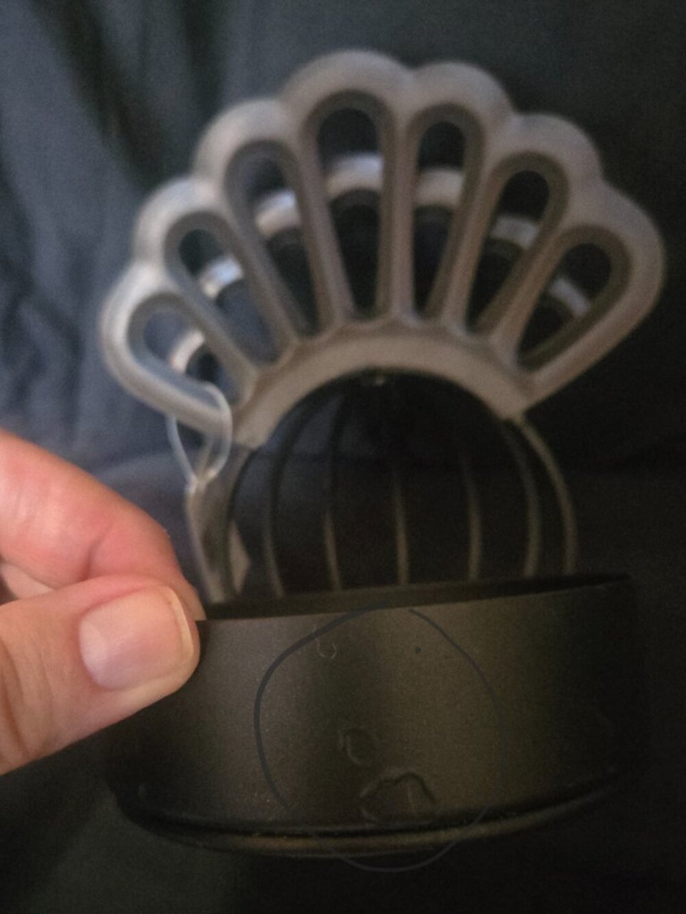Yankee Candle Metal Turkey Candle Holder NWT Matte Black Thanksgiving Fall Decor - Picture 7 of 7
